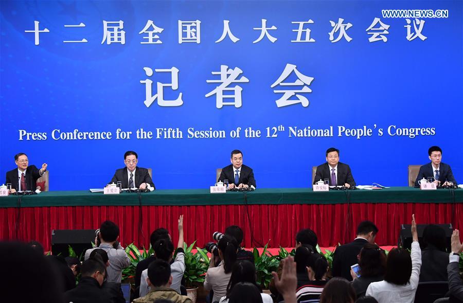 (TWO SESSIONS)CHINA-BEIJING-NPC-PRESS CONFERENCE-LEGISLATION (CN) 