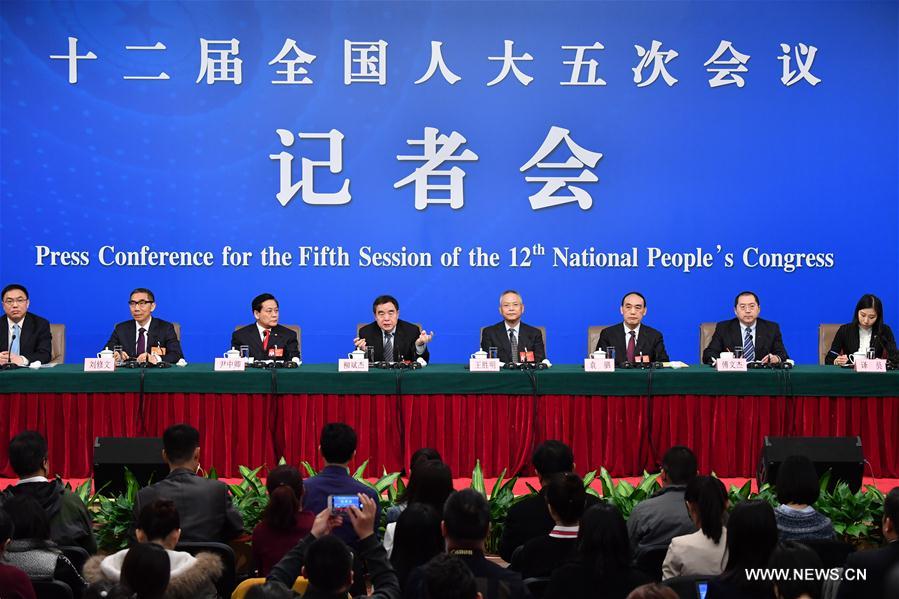 (TWO SESSIONS)CHINA-BEIJING-NPC-PRESS CONFERENCE-SUPERVISORY WORK (CN)