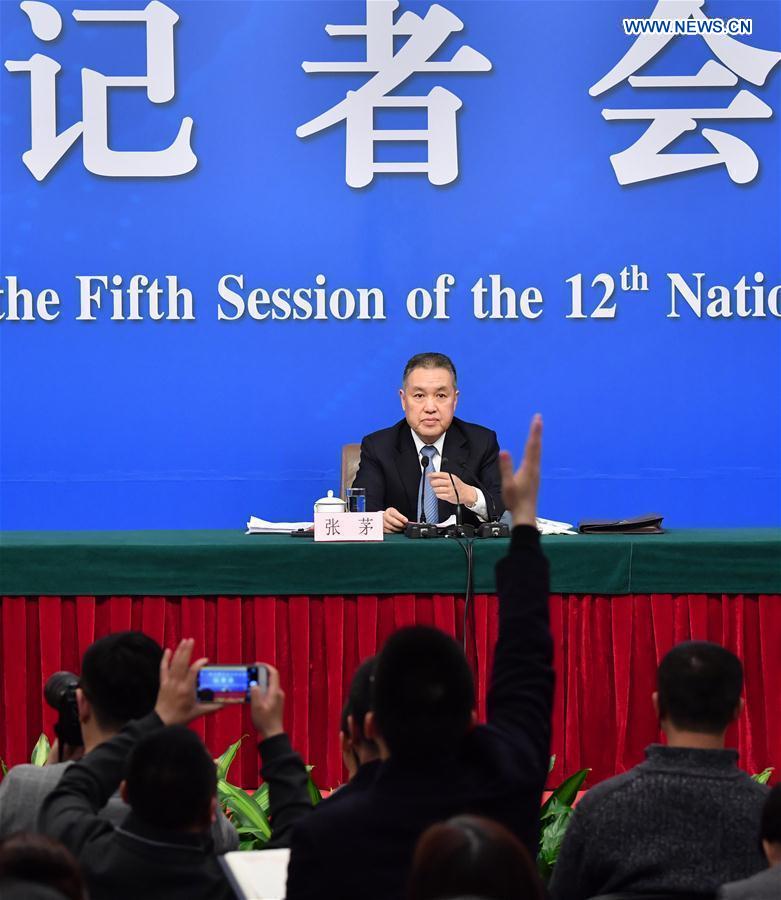 (TWO SESSIONS)CHINA-NPC-PRESS CONFERENCE-COMMERCE (CN)