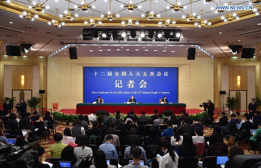 (TWO SESSIONS)CHINA-NPC-PRESS CONFERENCE-COMMERCE (CN)