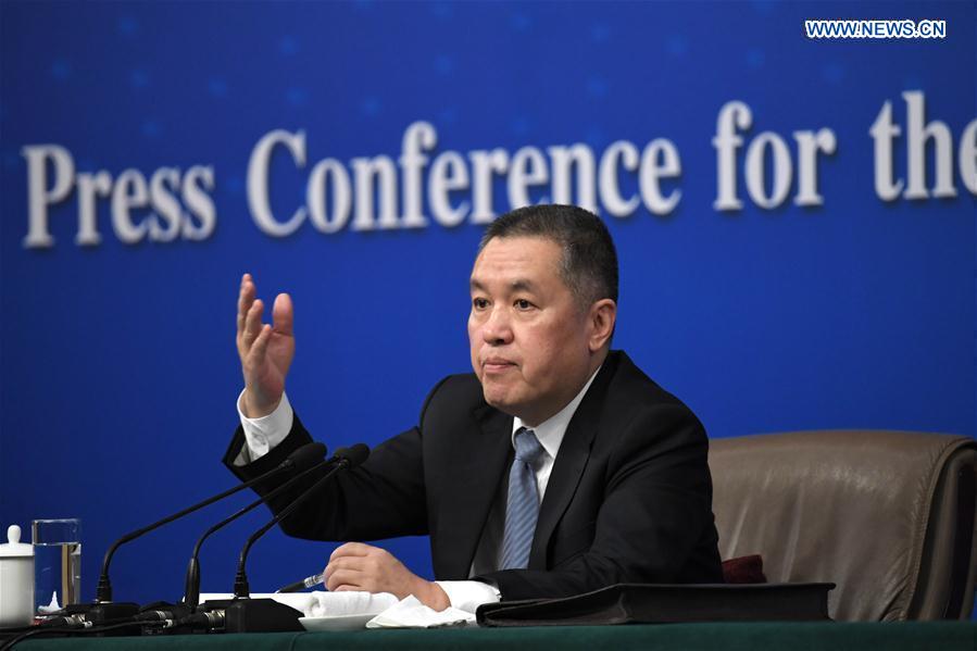 (TWO SESSIONS)CHINA-NPC-PRESS CONFERENCE-COMMERCE (CN)