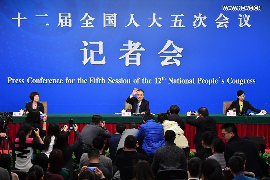 (TWO SESSIONS)CHINA-NPC-PRESS CONFERENCE-COMMERCE (CN)