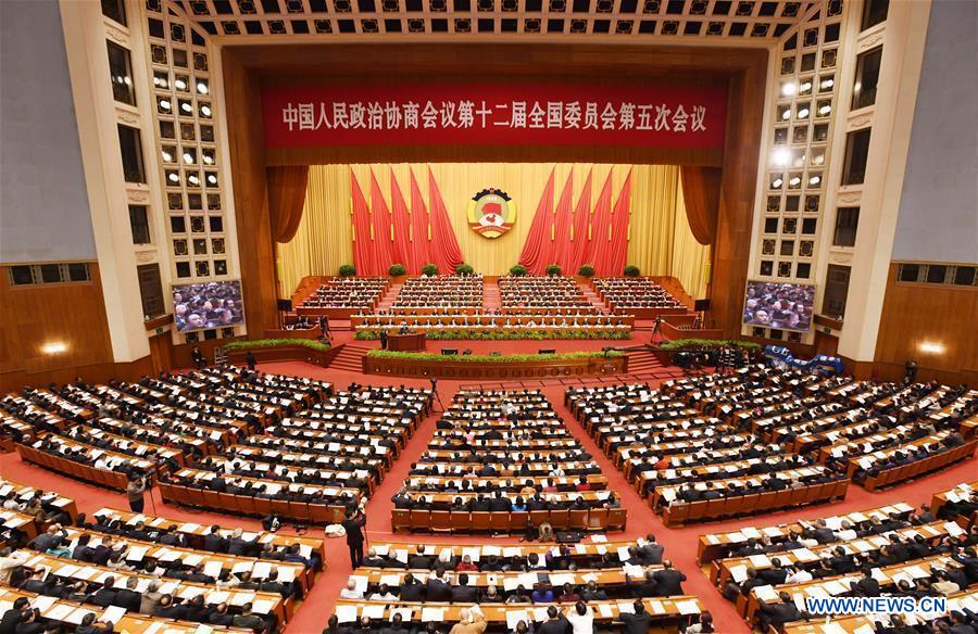 (TWO SESSIONS)CHINA-BEIJING-CPPCC-FOURTH PLENARY MEETING (CN)