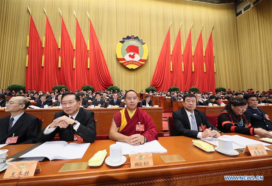 (TWO SESSIONS)CHINA-BEIJING-CPPCC-FOURTH PLENARY MEETING-11TH PANCHEN LAMA (CN)