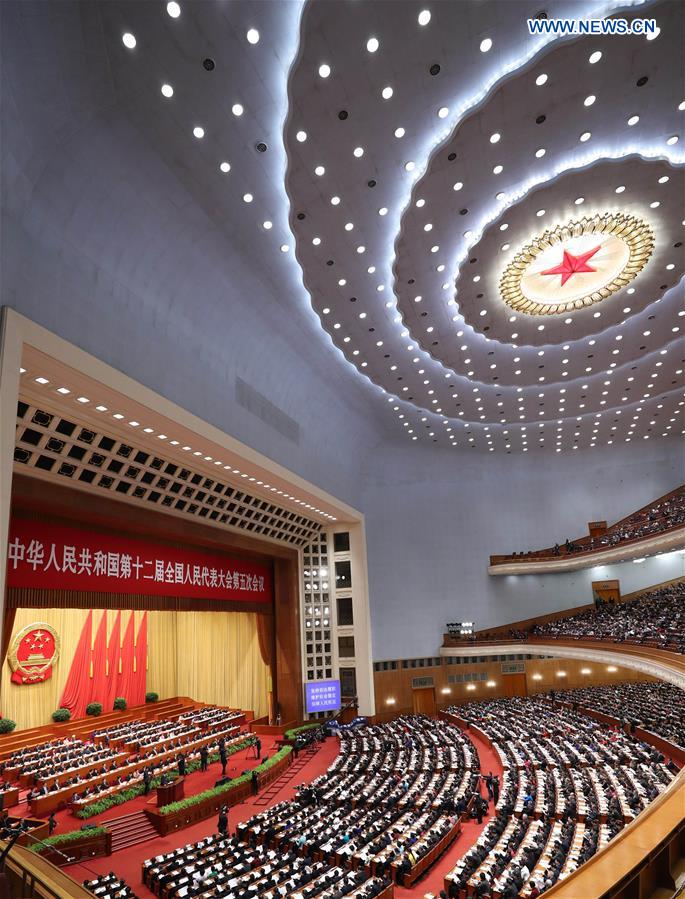 (TWO SESSIONS)CHINA-BEIJING-NPC-THIRD PLENARY MEETING (CN)