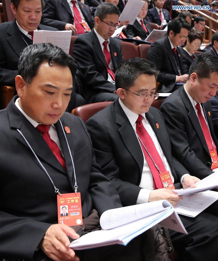 (TWO SESSIONS)CHINA-BEIJING-NPC-THIRD PLENARY MEETING (CN) 