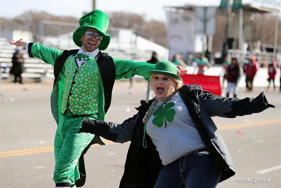 U.S.-CHICAGO-ST. PATRICK'S DAY-CELEBRATION
