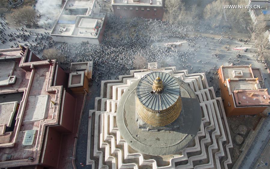 CHINA-TIBET-SPRING-TRADITIONAL ACTIVITY (CN)