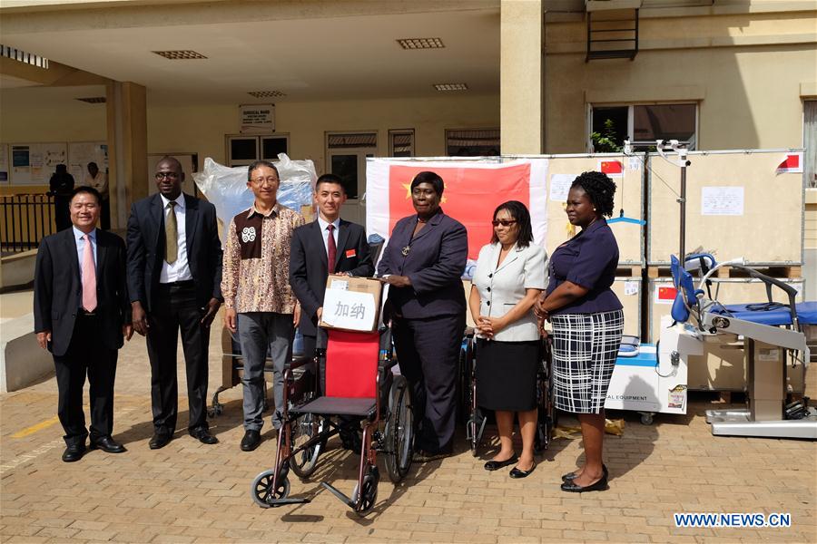 GHANA-ACCRA-DONATION-CHINESE MEDICAL TEAM 