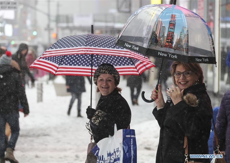 U.S.-NEW YORK-STORM-STELLA