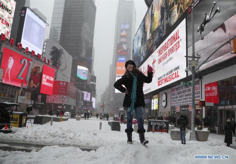 U.S.-NEW YORK-STORM-STELLA