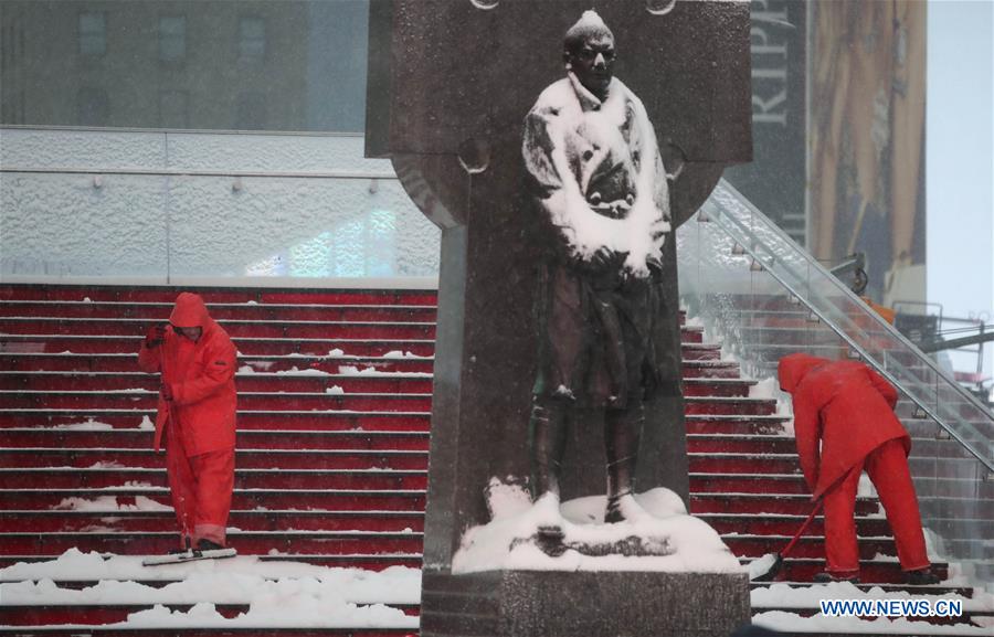 U.S.-NEW YORK-STORM-STELLA