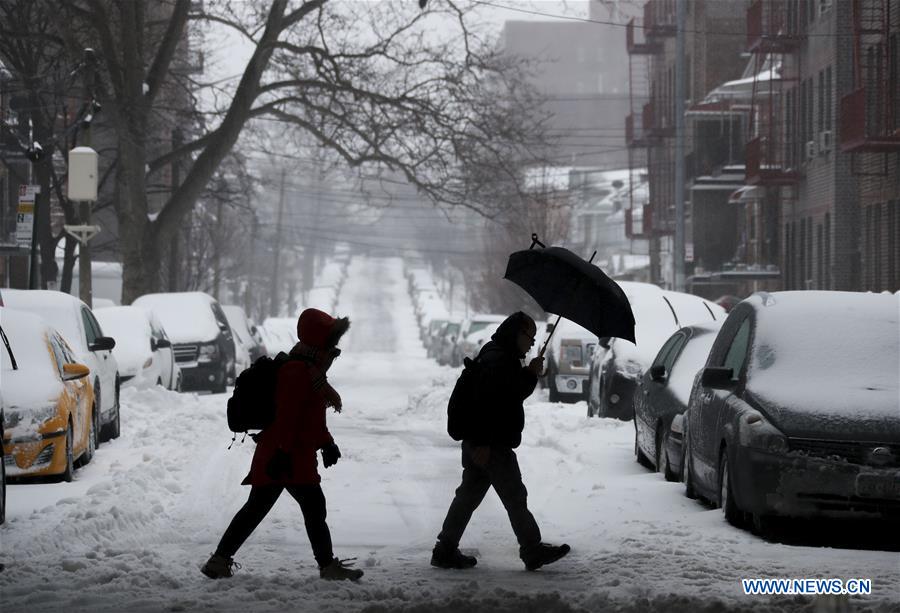 U.S.-NEW YORK-STORM-STELLA