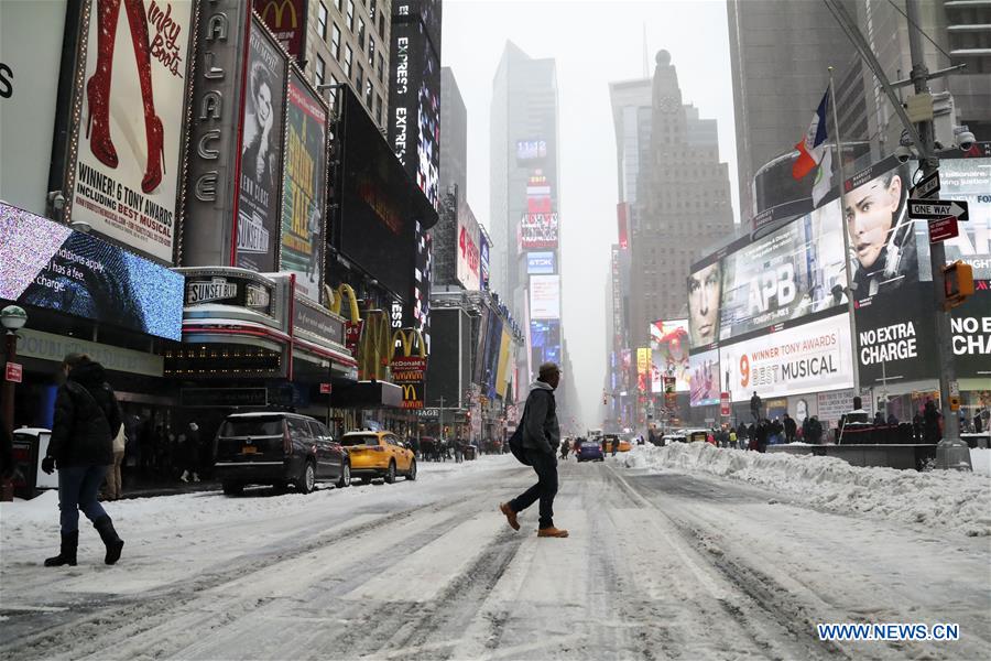 U.S.-NEW YORK-STORM-STELLA