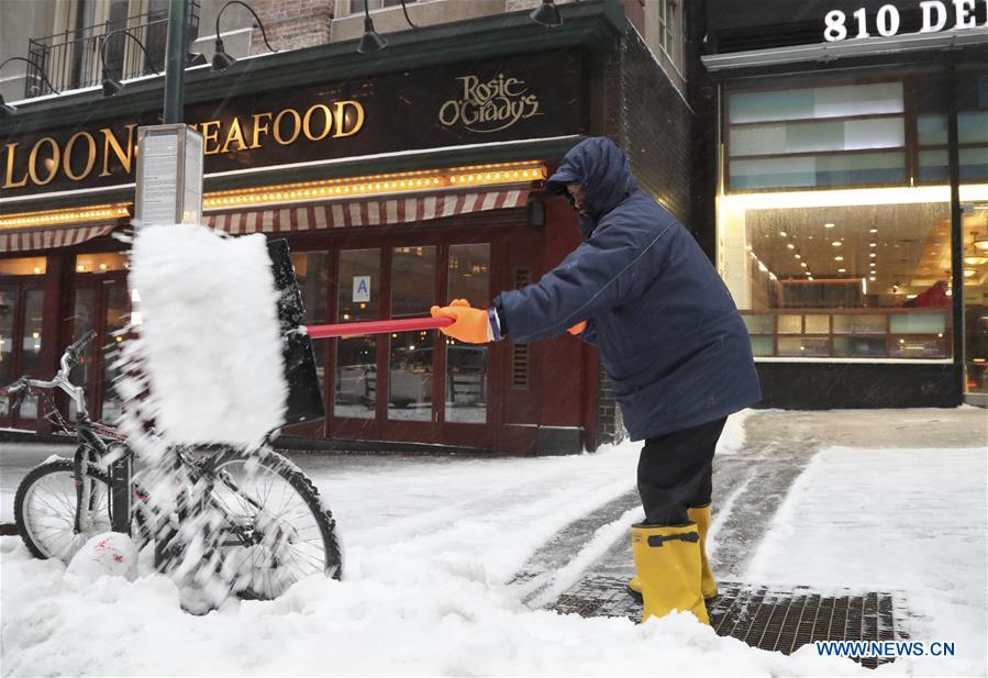 U.S.-NEW YORK-STORM-STELLA