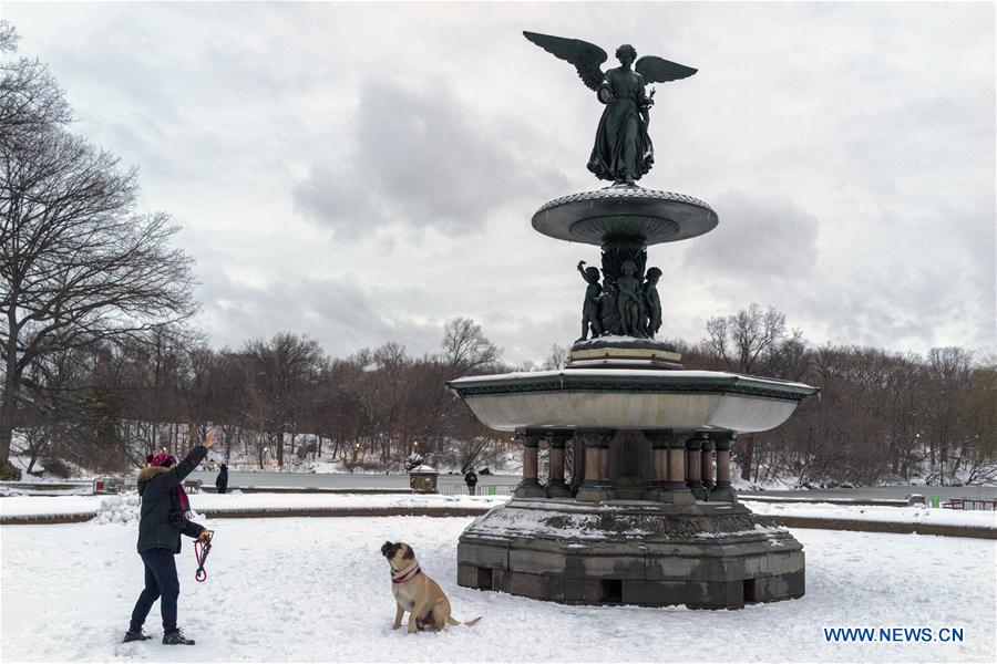 U.S.-NEW YORK-SNOW