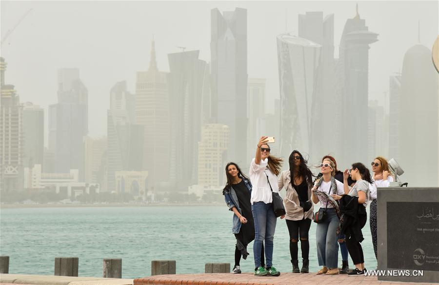 QATAR-DOHA-DUST STORM
