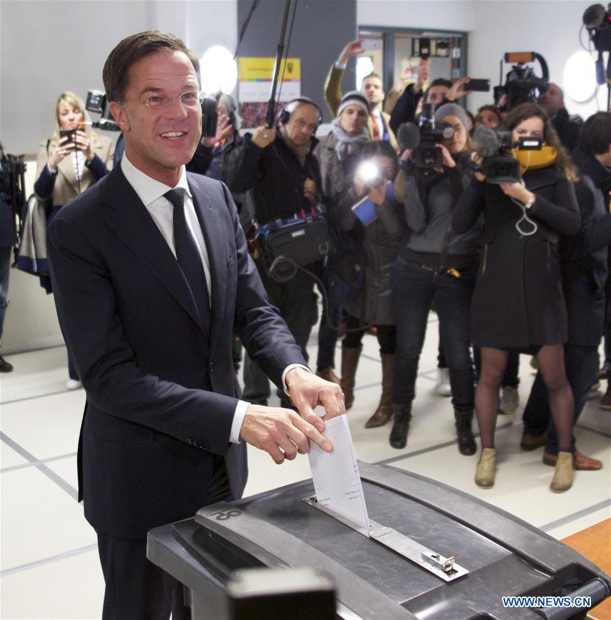 THE NETHERLANDS-PARLIAMENT ELECTIONS-MARK RUTTE