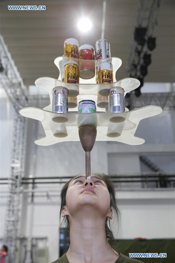 CHINA-SHANGHAI-CIRCUS SCHOOL-XINJIANG STUDENTS (CN)