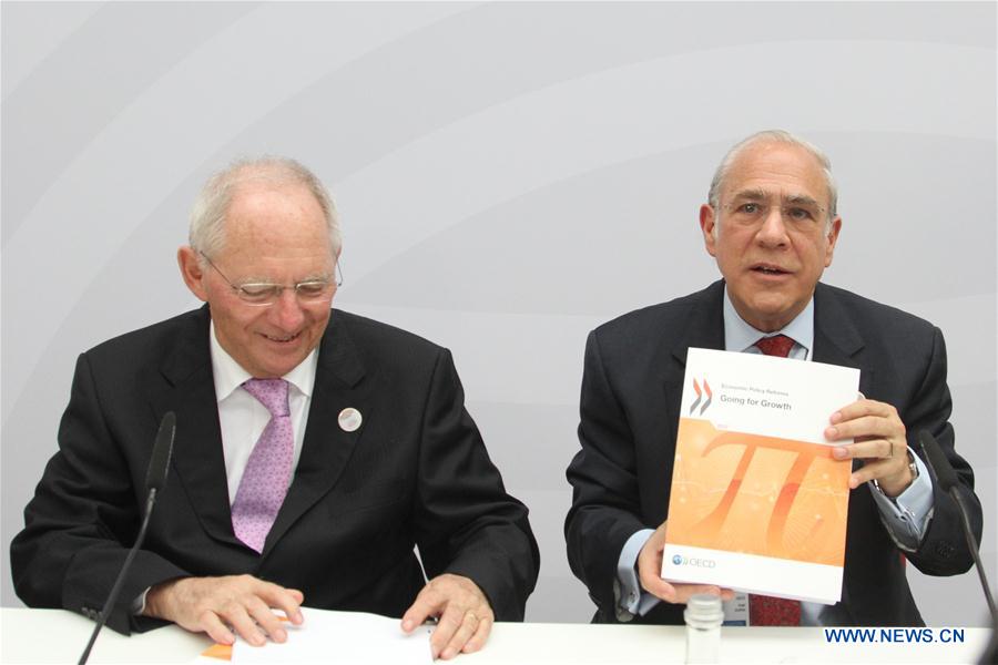 GERMANY-BADEN-BADEN-OECD-PRESS CONFERENCE