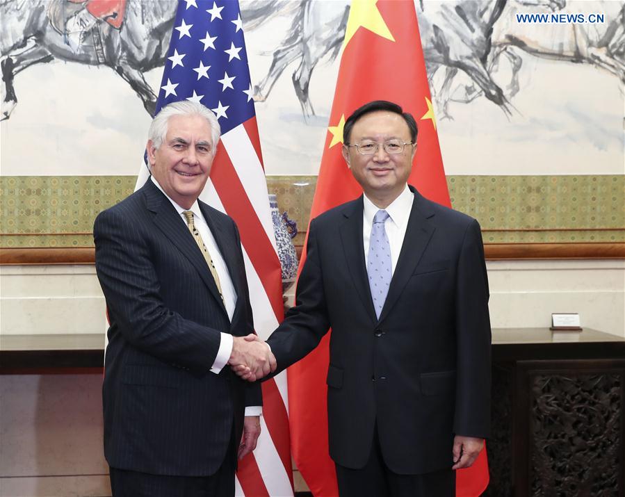 CHINA-BEIJING-YANG JIECHI-TILLERSON-MEETING (CN)