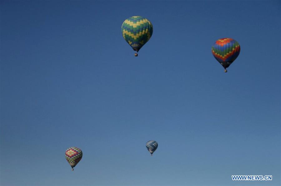 MEXICO-TEOTIHUACAN-EVENT-HOT AIR BALLOONS