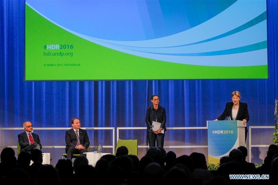 SWEDEN-STOCKHOLM-THE HUMAN DEVELOPMENT REPORT 2016-RELEASE