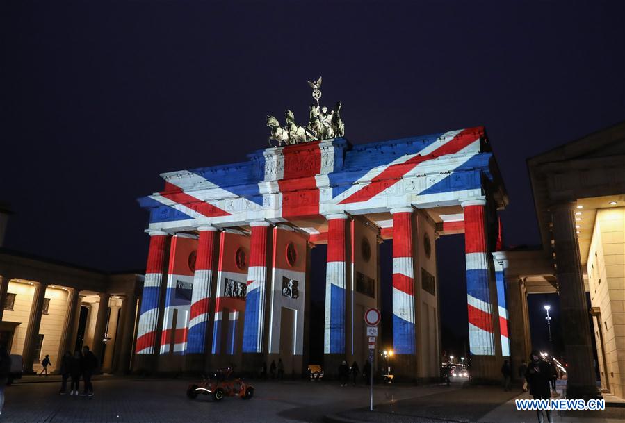 GERMANY-BERLIN-BRANDENBURG GATE-LONDON-ATTACK-MOURNING