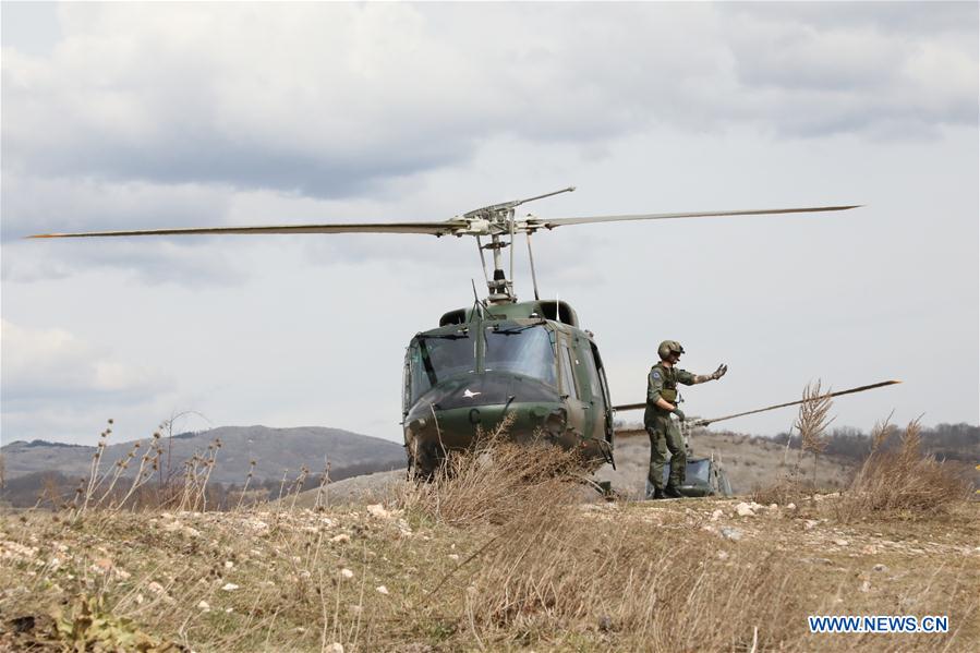 BOSNIA AND HERZEGOVINA-KALINOVIK-MILITARY EXERCISE