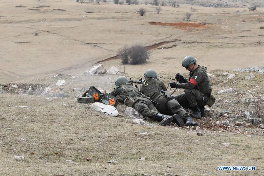 BOSNIA AND HERZEGOVINA-KALINOVIK-MILITARY EXERCISE