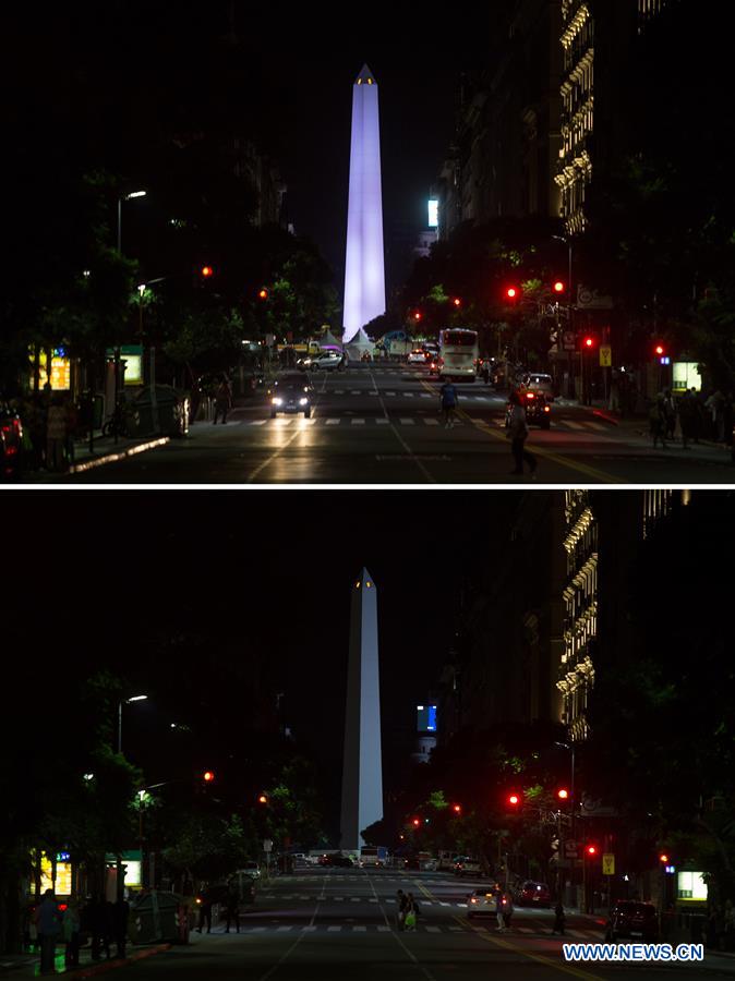 ARGENTINA-BUENOS AIRES-ENVIRONMENT-EARTH HOUR