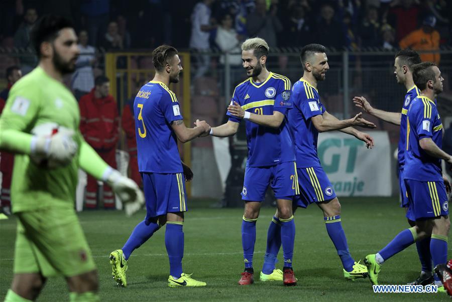 (SP)BOSNIA AND HERZEGOVINA-ZENICA-SOCCER-FIFA WORLD CUP-QUALIFIERS-BIH VS GIB