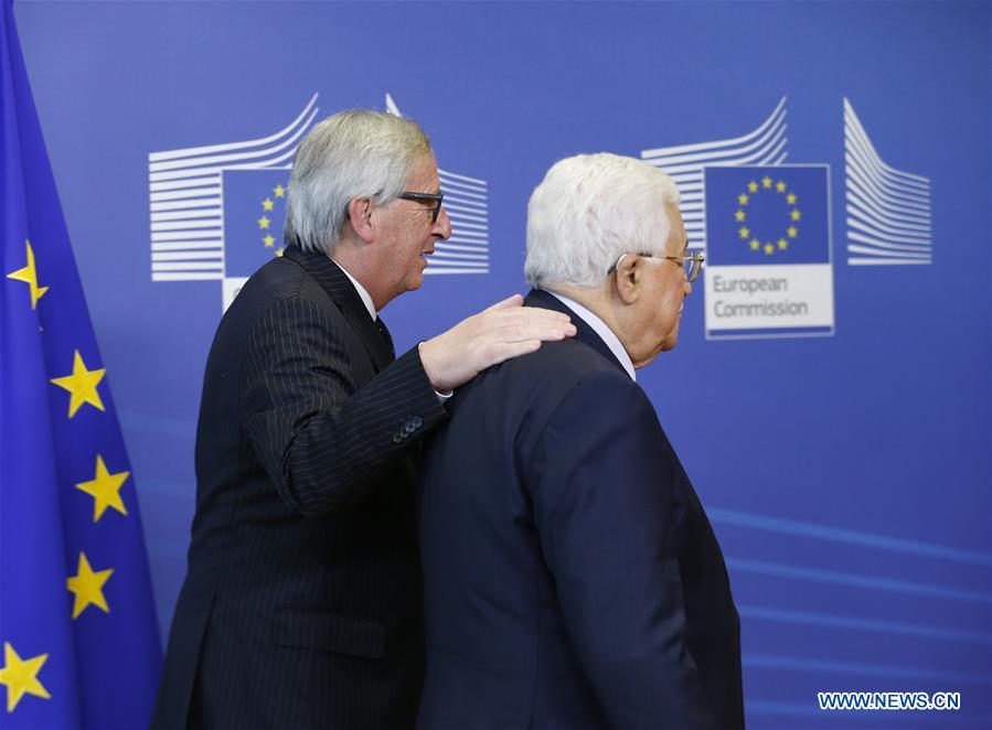 BELGIUM-BRUSSELS-EU-PALESTINE-ABBAS-VISIT