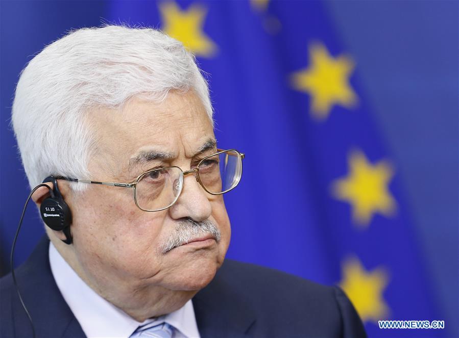 BELGIUM-BRUSSELS-EU-PALESTINE-ABBAS-VISIT