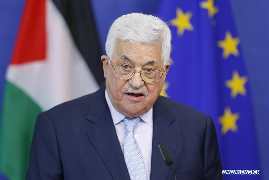 BELGIUM-BRUSSELS-EU-PALESTINE-ABBAS-VISIT