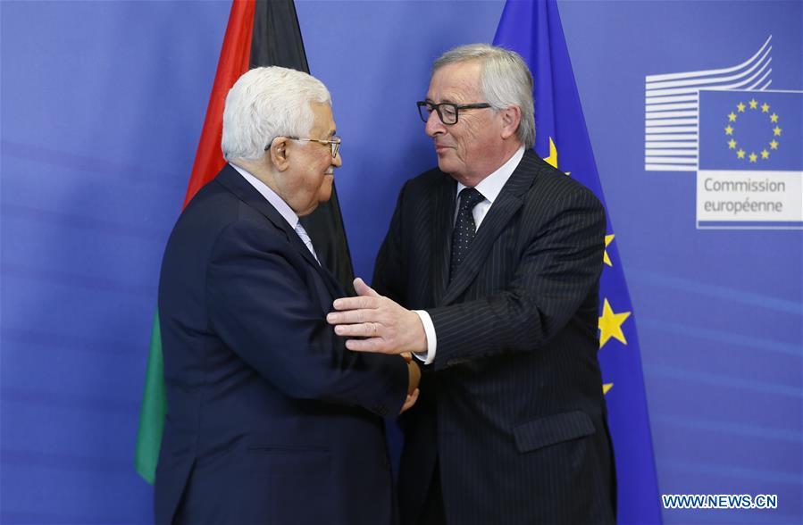 BELGIUM-BRUSSELS-EU-PALESTINE-ABBAS-VISIT