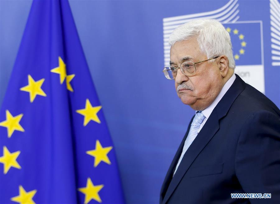 BELGIUM-BRUSSELS-EU-PALESTINE-ABBAS-VISIT