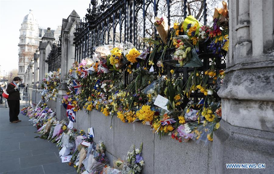 BRITAIN-LONDON-WESTMINSTER TERROR ATTACK-FLORAL TRIBUTE