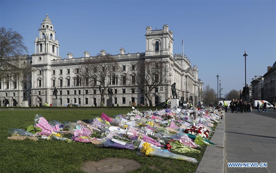BRITAIN-LONDON-WESTMINSTER TERROR ATTACK-FLORAL TRIBUTE