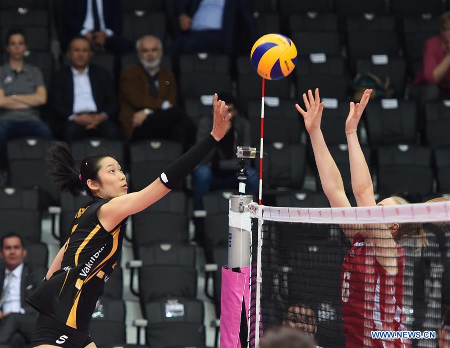 (SP)TURKEY-ISTANBUL-VOLLEYBALL-TURKISH WOMEN LEAGUE-PLAYOFFS-BESIKTAS VS VAKIFBANK