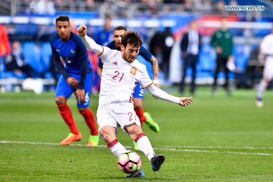 (SP)FRNACE-SPAIN-FOOTBALL-FRIENDLY MATCH