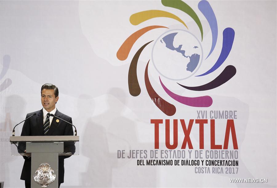Delegates pose for photos at the 16th Tuxtla Summit of Central American and Latin American leaders, in San Jose, Costa Rica, March 29, 2017. (Xinhua/Kent Gilbert) Delegates pose for photos at the 16th Tuxtla Summit of Central American and Latin American leaders, in San Jose, Costa Rica, March 29, 2017. (Xinhua/Kent Gilbert)