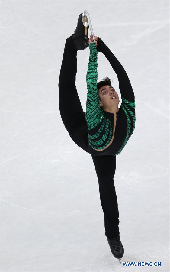 Michael Christian Martinez of the Philippines competes during Men Short Program at ISU World Figure Skating Championships 2017 in Helsinki, Finland on March 30, 2017. 