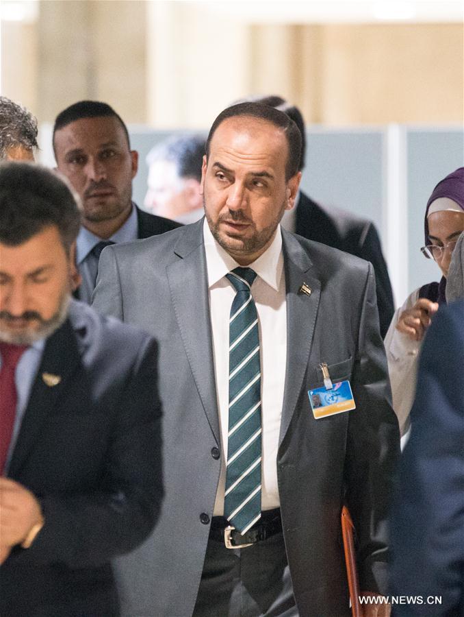 SWITZERLAND-GENEVA-UN-SYRIA PEACE TALKS-OPPOSITION