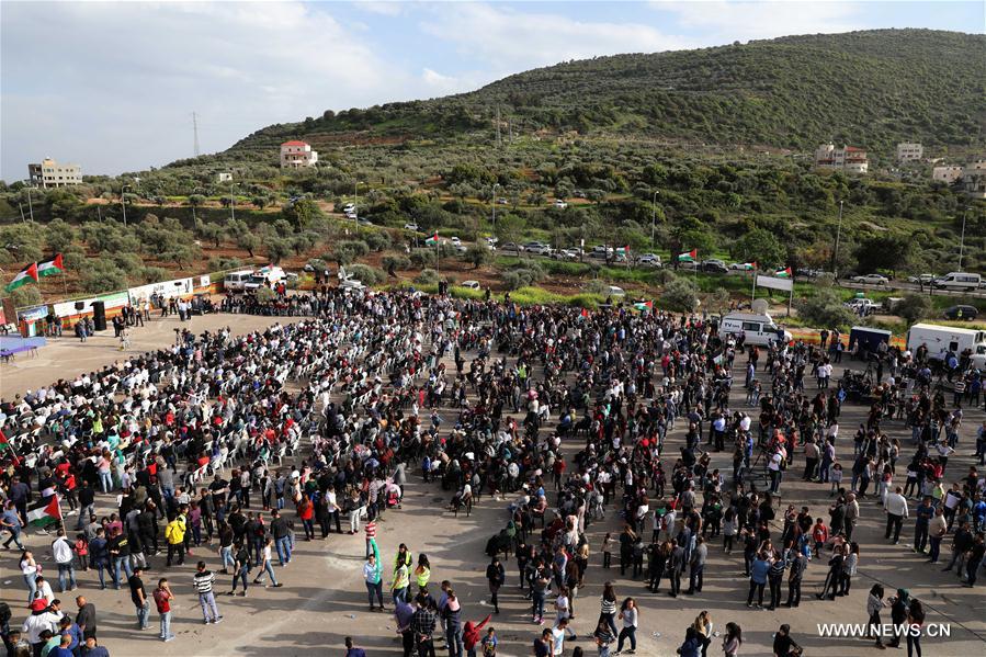 ISRAEL-DEIR HANNA-LAND DAY-DEMONSTRATION