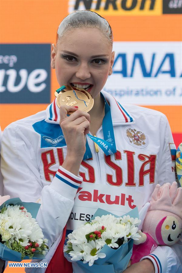 (SP)HUNGARY-BUDAPEST-FINA WORLD CHAMPIONSHIPS-SYNCHRO-WOMEN SOLO TECHNICAL FINAL