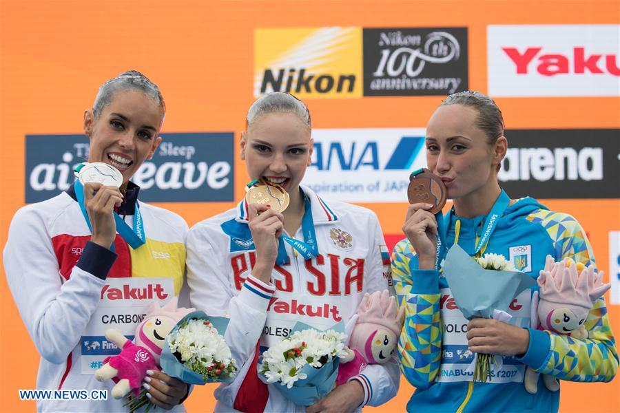 (SP)HUNGARY-BUDAPEST-FINA WORLD CHAMPIONSHIPS-SYNCHRO-WOMEN SOLO TECHNICAL FINAL