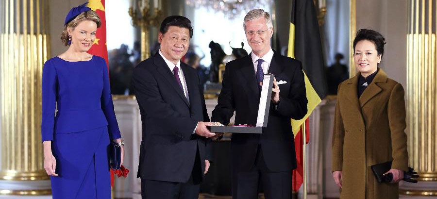 Xi expects his visit to boost China's ties with Belgium, Europe