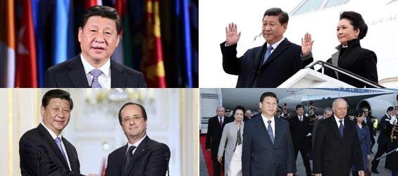 In pictures: Chinese president's Europe trip