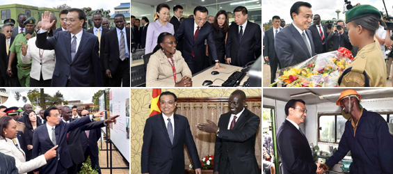 Highlights of Chinese premier's Africa trip on May 11